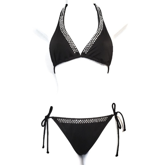 Victoria’s Secret Rhinestone Halter String Bikini - Picture 1 of 13